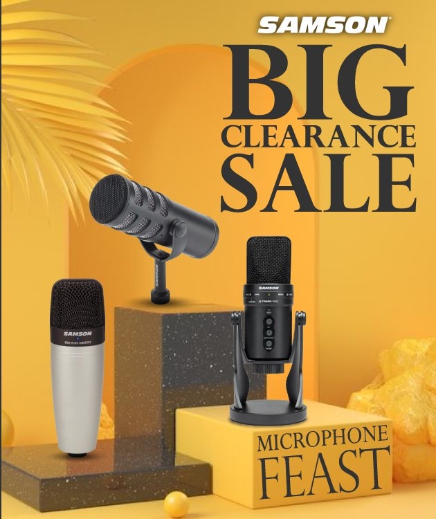 Samson USB Microphones on clearance